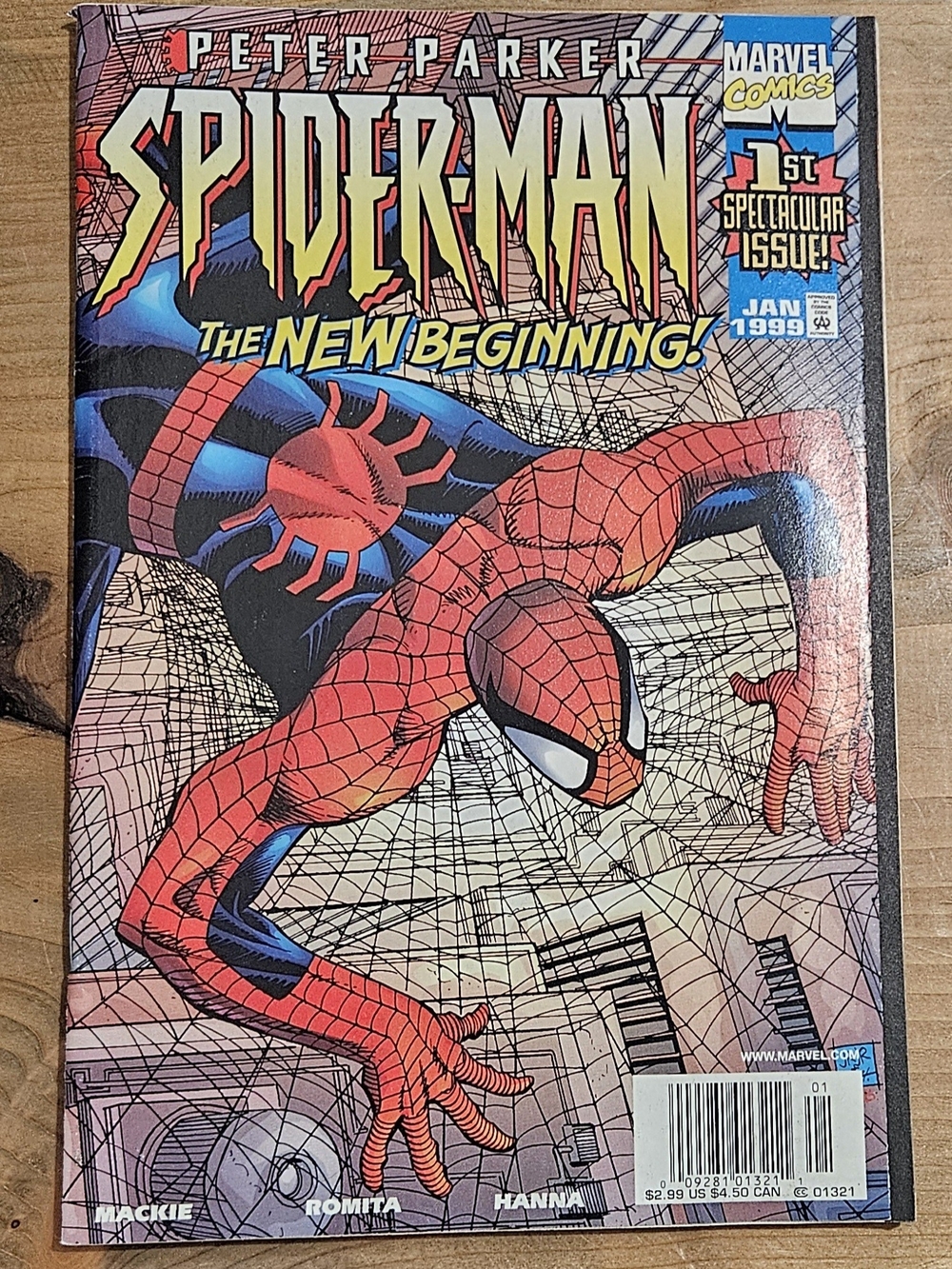 Peter Parker Spider-Man #1A Howard Mackie John Romita Jr. 1999 Marvel Comics